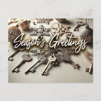 Real Gods vykort - Säsongssäsong Hälsning