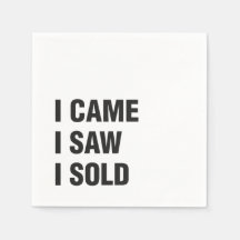 Real Gods White Standard Cocktail Papper Napkins