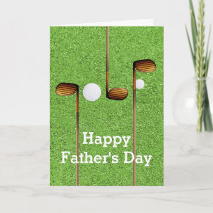 Real Golfer Hål-in-one Fars dag Kort