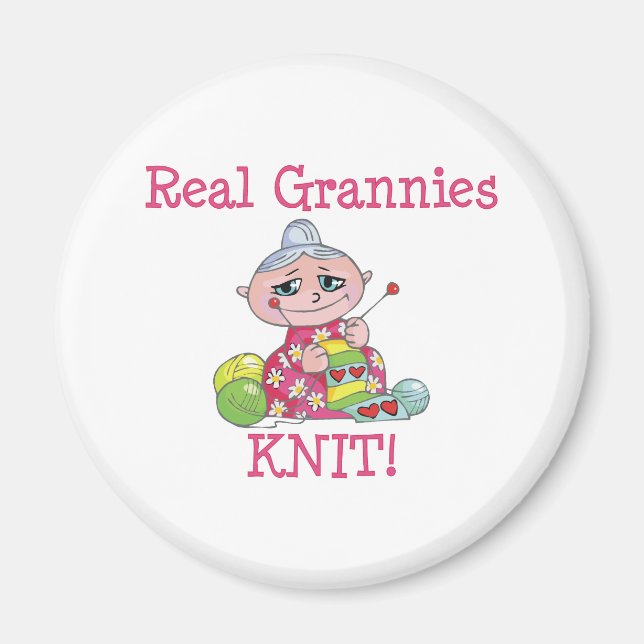 Real Grannies STICKA! Magnet (Framsidan)