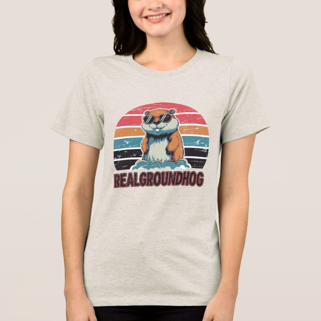 Real Groundhog T Shirt (Framsida)