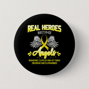 Real Heroes blir Änglar Childness Cancer Awarene Knapp