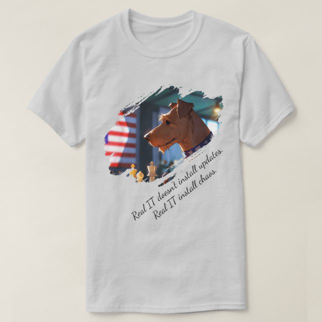 Real IT T Shirt (Design framsida)