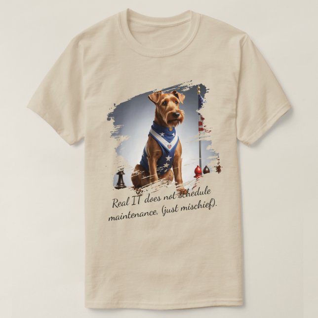 Real IT T Shirt (Design framsida)