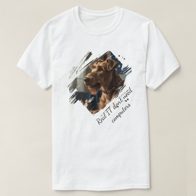 Real IT T Shirt (Design framsida)