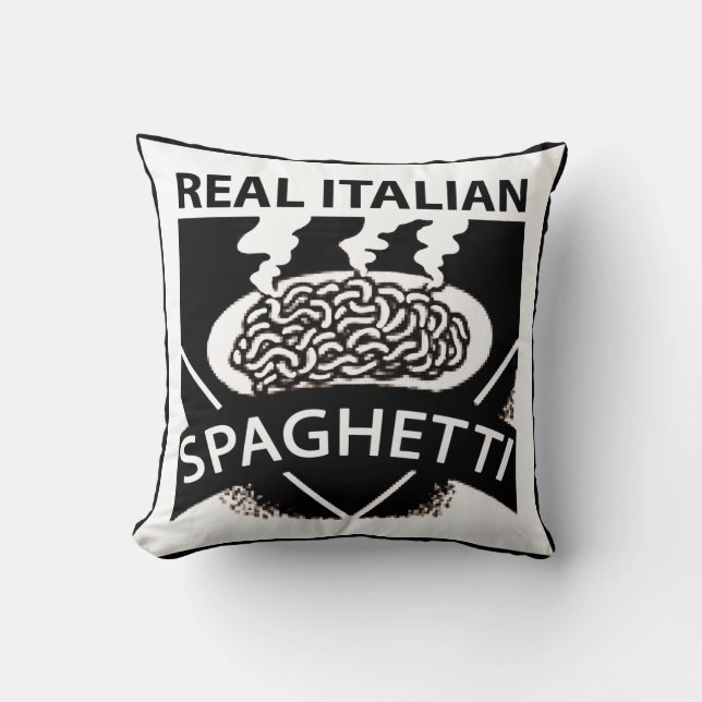 Real Italiano Spaghetti Kudde (Framsida)