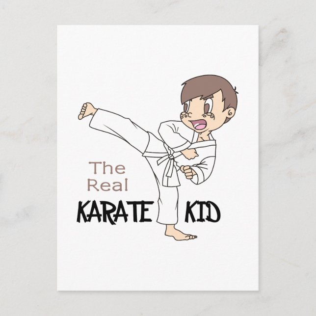 REAL KARATE KID VYKORT (Framsida)