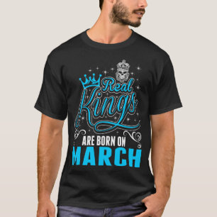 Real Kung är född på marschskjortan T Shirt