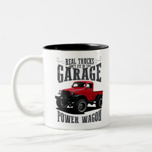 Real Lastbilar passar inte in i Garage Två-Tonad Mugg
