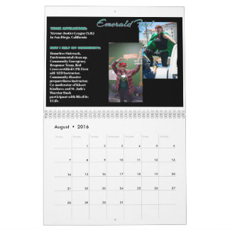 Real Life she-Heroes & Villains 2016-17 Calendar Kalender