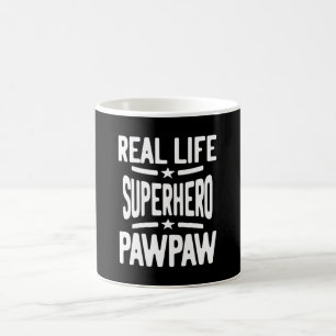 Real Life Superhjälte Pawpaw Far Grandpa Kaffemugg