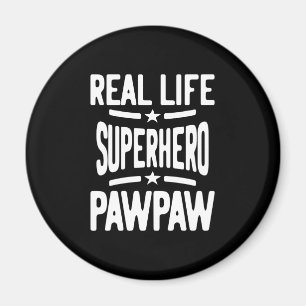 Real Life Superhjälte Pawpaw   Far Grandpa Magnet