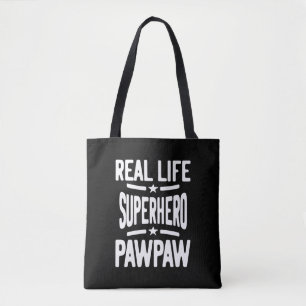 Real Life Superhjälte Pawpaw Far Grandpa Tygkasse