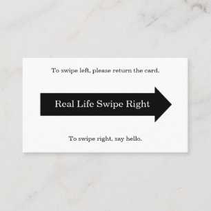 Real Life Swipe-kort för Höger Visitkort