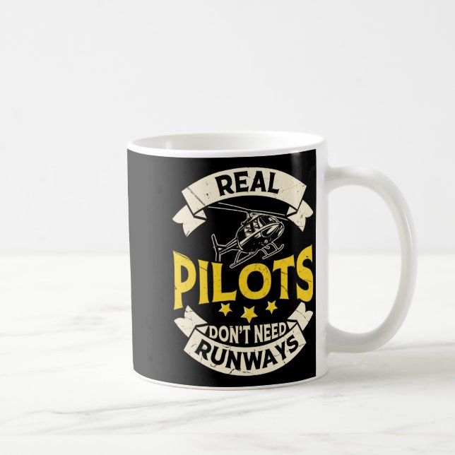 Real Lots Dont Need Runways Long Sleeve  Kaffemugg (Höger)
