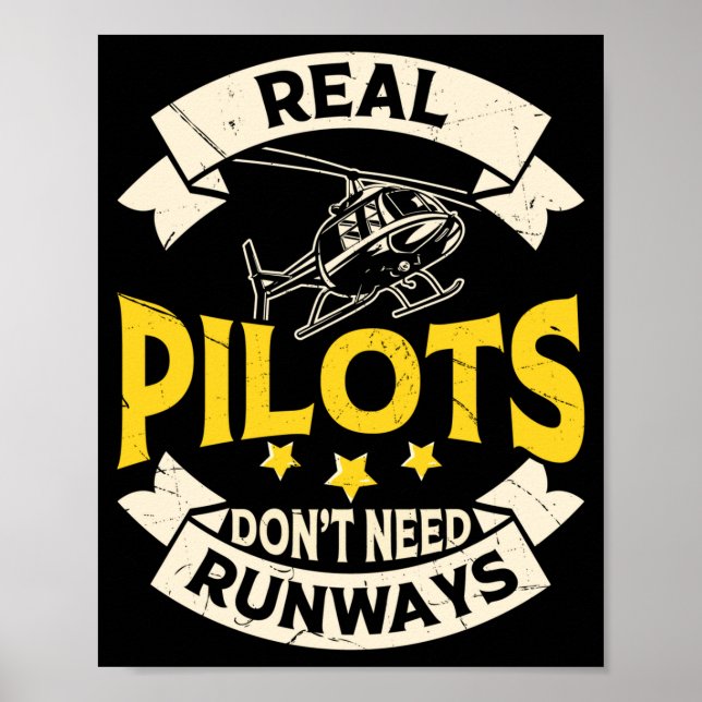 Real Lots Dont Need Runways Long Sleeve  Poster (Framsidan)