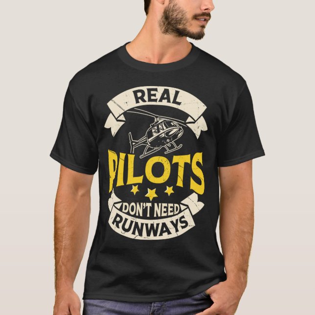 Real Lots Dont Need Runways Long Sleeve  T Shirt (Framsida)