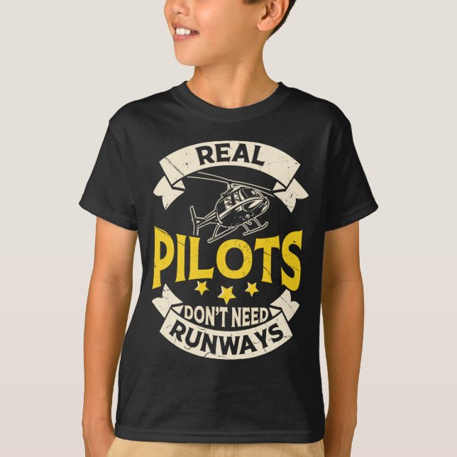 Real Lots Dont Need Runways Long Sleeve  T Shirt (Framsida)