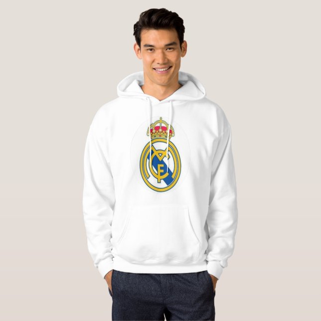 Real Madrid Champions Hoodie – Stylish Fan Gear (Hel framsida)
