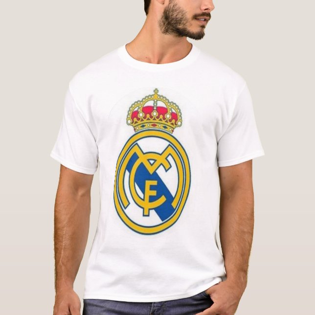 Real Madrid Classic T-Shirt för fans – Ikonisk fot (Framsida)