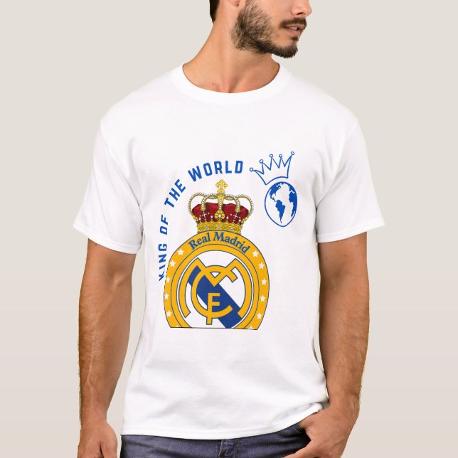 Real Madrid King of the World Herr T-Shirt (Framsida)