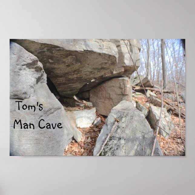 Real Man Cave Poster (Framsidan)