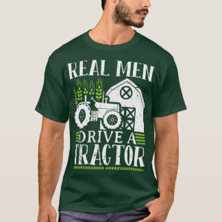 Real Man kör en traktor T Shirt