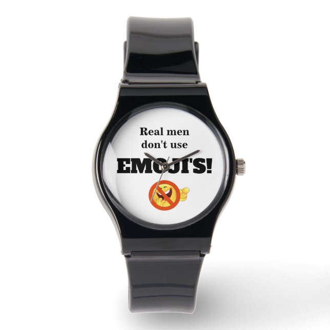 Real Manar Använda inte Emojis's Armbandsur (Framsida)