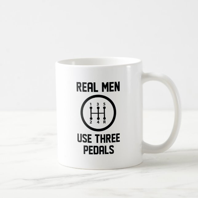 Real Manar Använda Tre Pedals Kaffemugg (Höger)