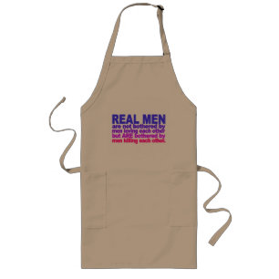 Real Manar apron - välj stil & färg Långt Förkläde