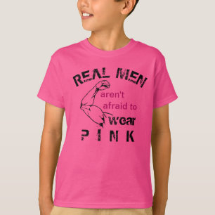 Real Manar är inte rädd för bärans rosa-garant T Shirt