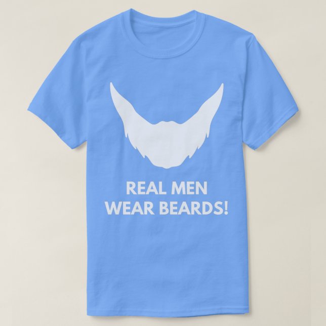 Real Manar Bära Beards Beard Fläkt 12 T Shirt (Design framsida)