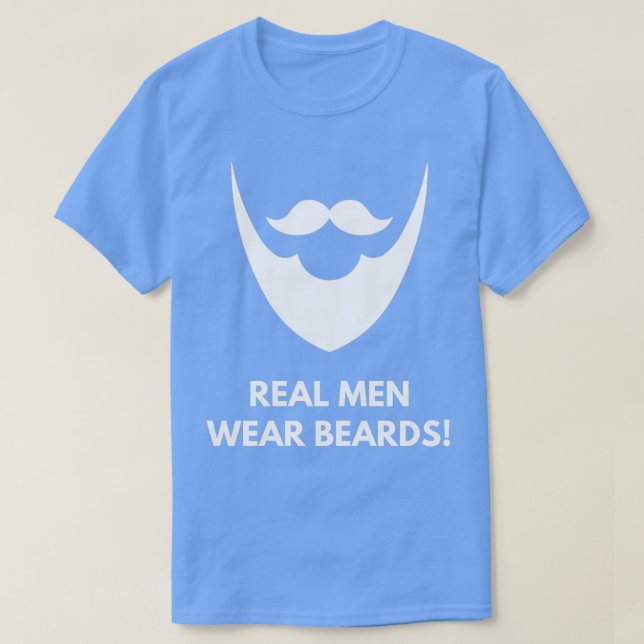 Real Manar Bära Beards Beard Fläkt 20 T Shirt (Design framsida)