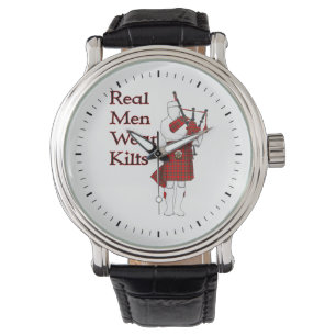 Real Manar Bära Kilts Funny Scottish Armbandsur