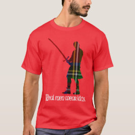 Real Manar Bära Kilts Royal Stewart Scottish Tarta Tee Shirt