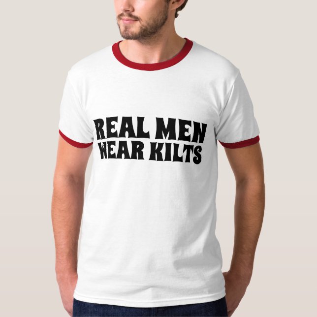 REAL MANAR BÄRA KILTS T-Shirts (Framsida)