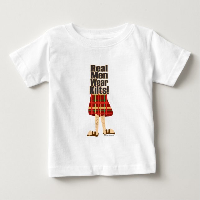 Real Manar Bära Kilts Tee Shirt (Framsida)