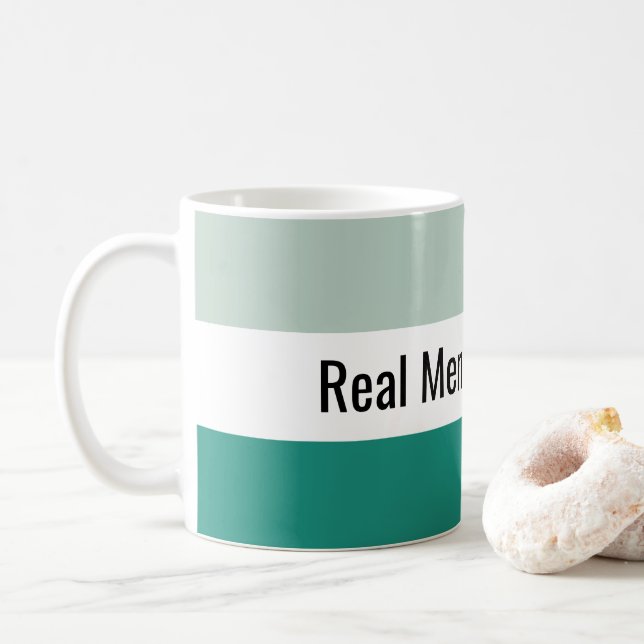 Real Manar Bära Lycra Teal Classic Kaffemugg (Med munk)
