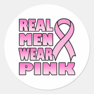 real manar bära rosa Sticker Runt Klistermärke