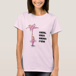Real Manar Bära Rosa Tjock Tutu Ballet Shirt T