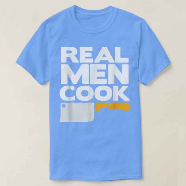 Real Manar CookKitchen Cleaver Cooking T Shirt (Design framsida)