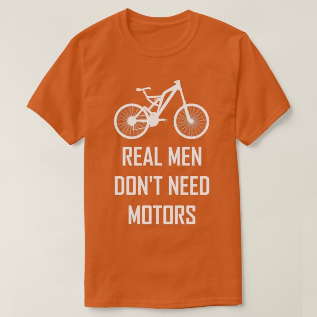 Real Manar cykel, cykel, bergscykel, nedförsbacke T Shirt (Design framsida)