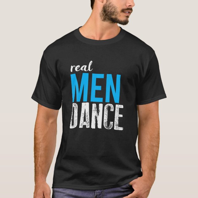 Real Manar Dance Roligt Male Ballet Dancers T Shir T Shirt (Framsida)