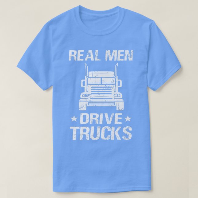 Real Manar Drive Lastbilar - Trucker Lastbil Dri T Shirt (Design framsida)