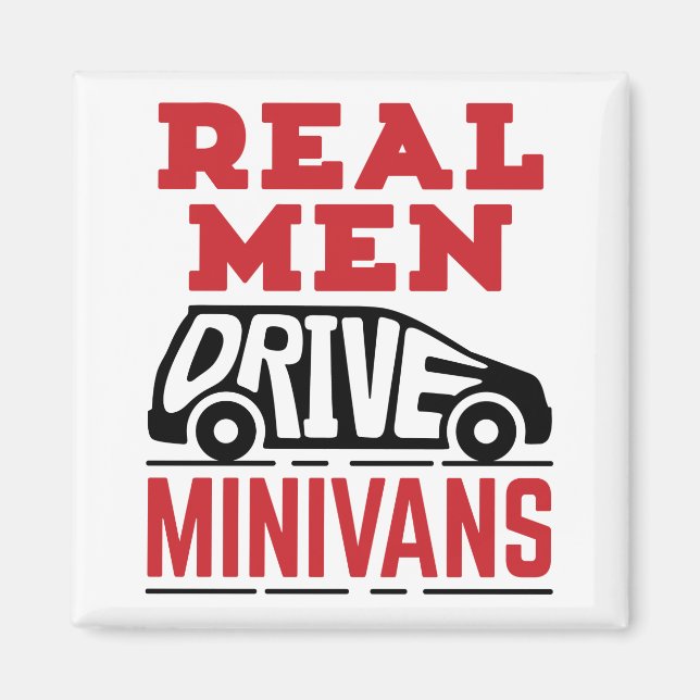 Real Manar Drive Minivans Magnet (Framsidan)