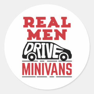 Real Manar Drive Minivans Runt Klistermärke