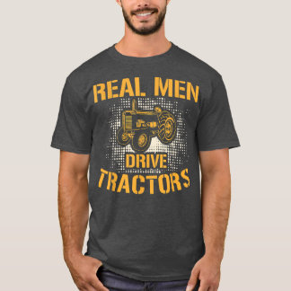Real Manar Drive Trtors Farmer Tractor Tractor Fa T Shirt