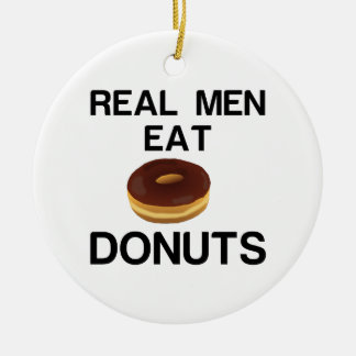 REAL MANAR EAT DONUTS JULGRANSPRYDNAD KERAMIK