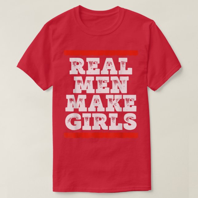 Real Manar gör flickorna till en vacker Gender som T Shirt (Design framsida)
