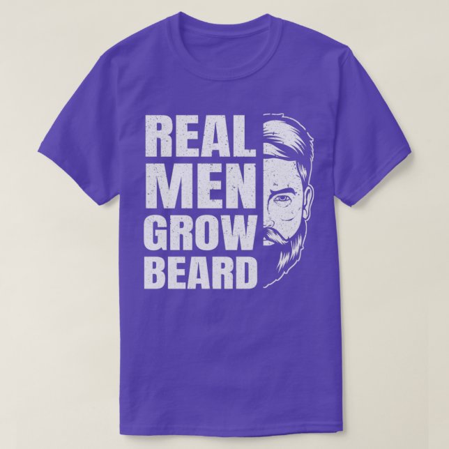 Real Manar Grow Beards Beard Hipster Manar Fullt B T Shirt (Design framsida)